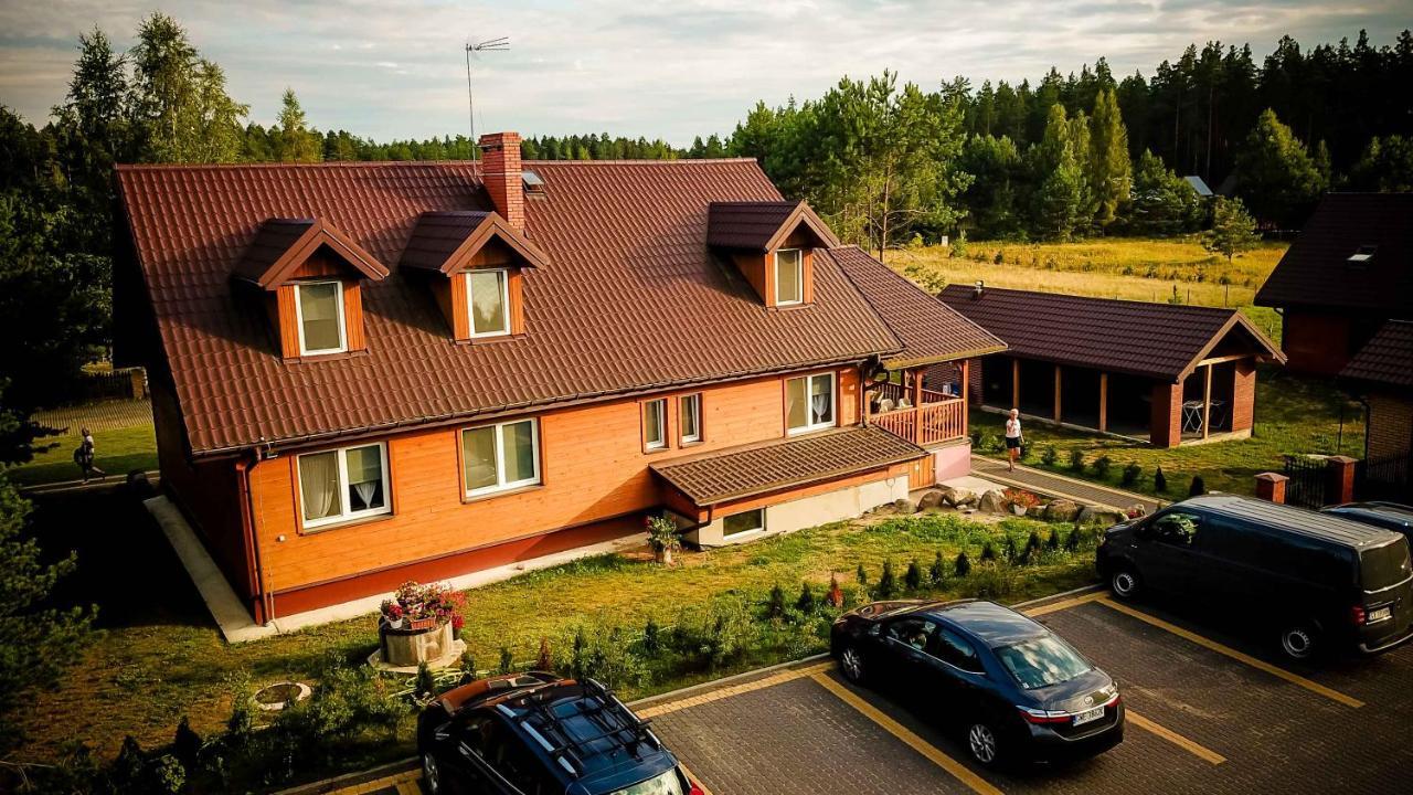 "Rowerowa Przystan" Turystyka Wiejska Nad Jeziorem Serwy W Sercu Puszczy Sucha Rzeczka Exteriér fotografie